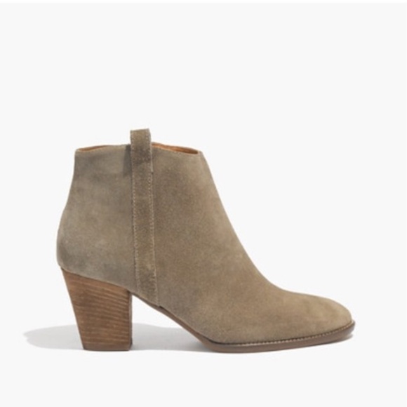 Madewell Billie Suede Zip Up Ankle Boots. Size 7.5 - Picture 2 of 5